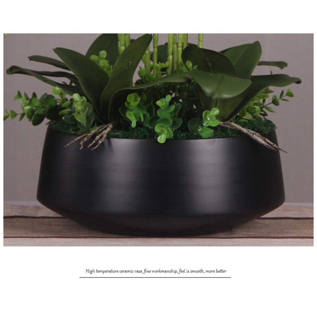 Kunstplant Orchideeën Kunstbloemen Kunstbloemen Als Echt Met Echte Bloemen In Keramische Pot Tafeldecoratie Vensterbank Decoratie Hoogte 44 Cm Roze