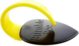 Fred Kelly Picks D5T-M-3 Delrin Bumblebee Teardrop Medium Guitar Pick