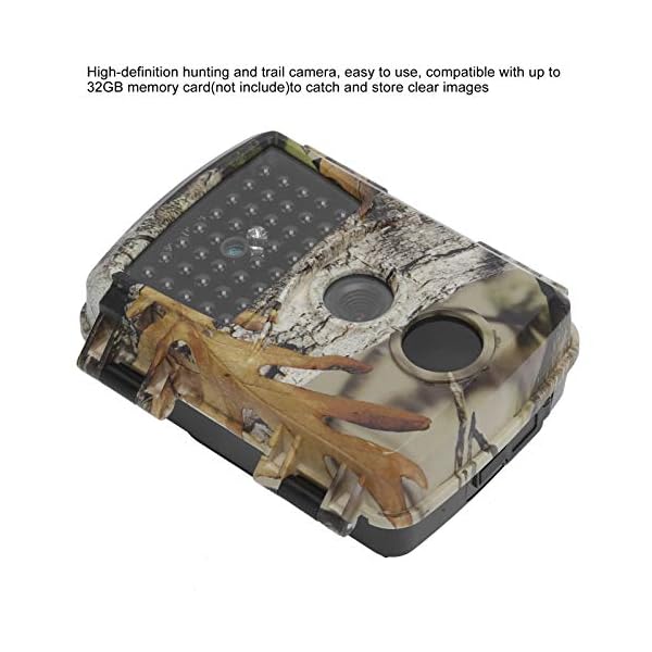 Eosnow Jagdkamera, High-Definition-Bilder 32-GB-Speicherkarte Zeitraffer-Fotografie Wildkamera für Wildkameras(Default) – Bild 4