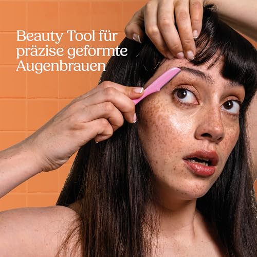 Wilkinson Sword Intuition Perfect Finish Eyebrow Shaper, Gesichtshaarentferner, Augenbrauenformer für die alltägliche Pflege, 3 Beauty-Tools