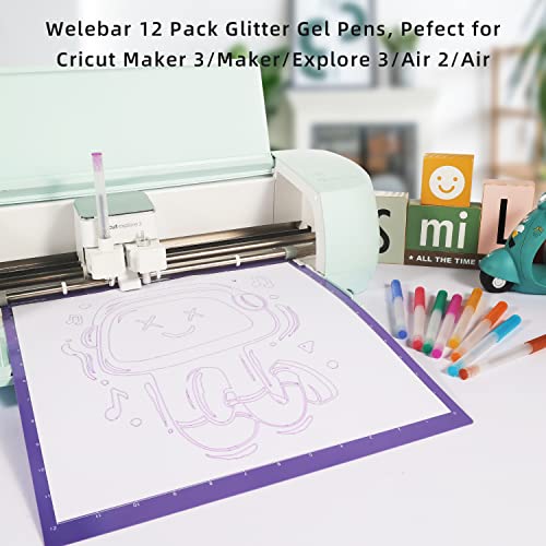 Welebar Glitter Gel Pens for Cricut Maker 3/Maker 4/Explore 3/Explore 4/Air 2 - Image 2