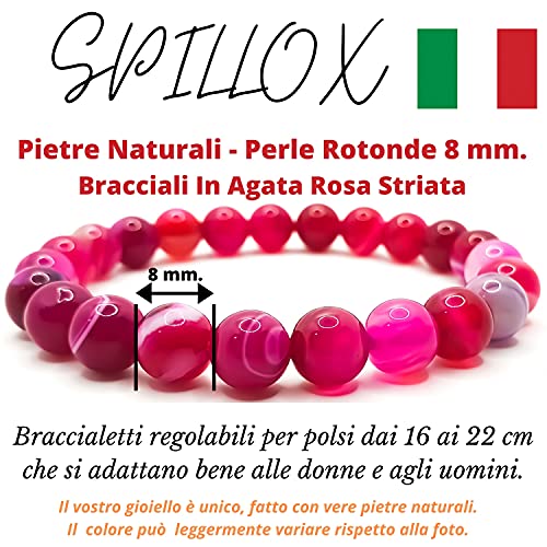 SPILLOX Bracciale Uomo Donna Elastico da Vere