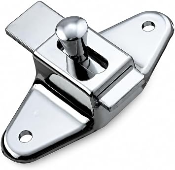 Harris Hardware TP5050 Slide Latch 3-1/2" Center to Center Die Cast, Silver