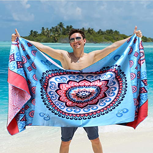image for Elite Trend Microfiber Towels - Quick Dry Camping, Sports, Beach, Back