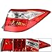 munirater Outer Right Tail Light Assembly Replacement for Corolla OE-Style 2014-2016 Tail Light Rear Brake Lamp Passenger Side