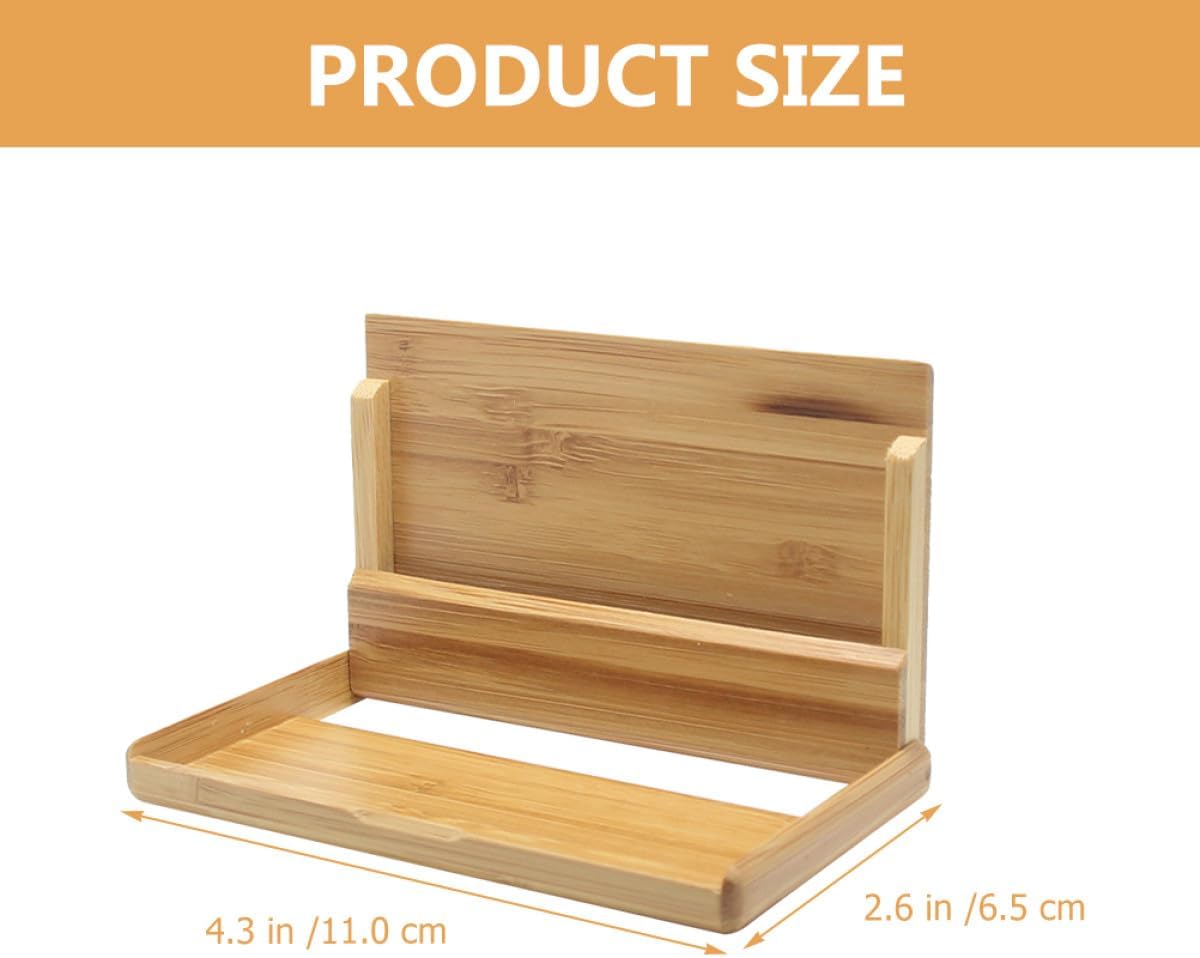 BETOOKY Business Card Holder Box Portable Business Card Storage Case with Rounded Corners Office Desk Organizer
