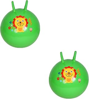 BESPORTBLE Bounce Jumping Toys 2pcs Kids playset Inflatable Space Hopper Jumping Bouncing Ball Gym Ball Thicken Child Sports Ball