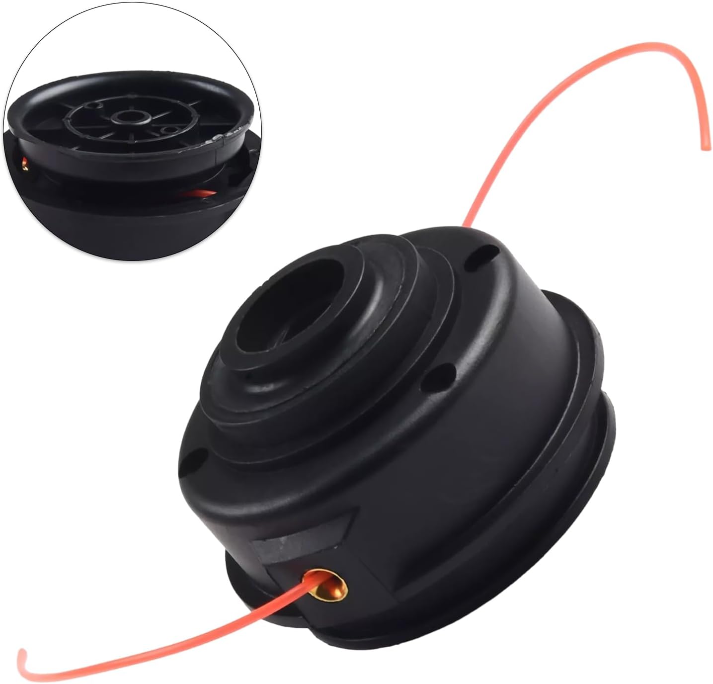 String Trimmer Head Replacement with two Bump Knob for Craftsman Wc2200 Ws205 Ws215