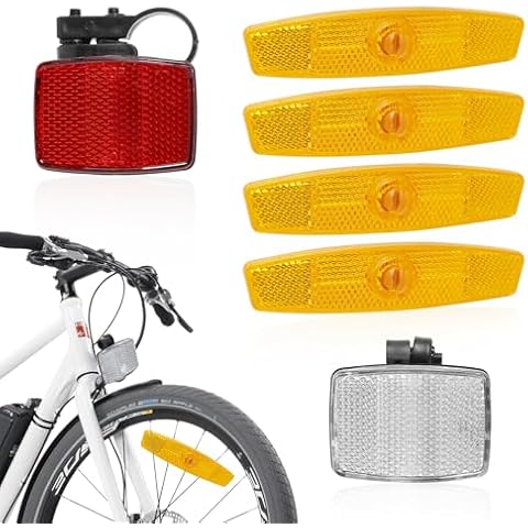 FunWorth Catadioptres de Roue Velo Cover