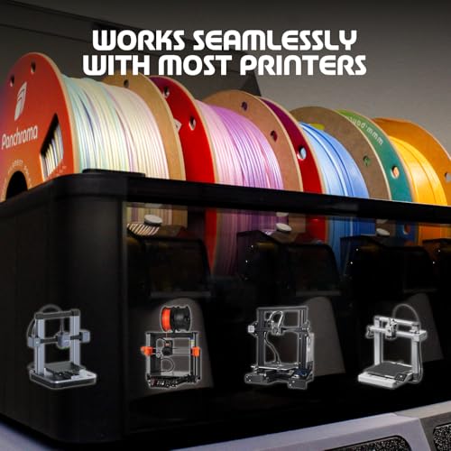 Image of Panchroma Gradient Halloween Orange, Yellow and Magenta Neon PLA 3D Printing Filament, 1.75mm, 1kg Spool, Easy to Print, AMS Compatible, Perfect for Toys, Props, Cosplay, Signage and UV Displays