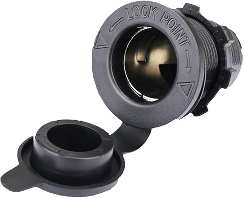 ZYTC 12-24V Cigarette Lighter Socket Automobile Motorcycle Marine Waterproof ave