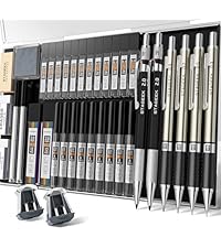 Amazon.co.jp: STAGEEK 高級金属製シャーペンセット 0.7mm 製図用