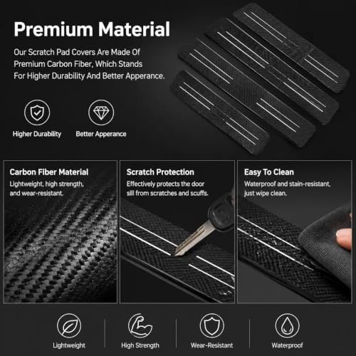 Évitez les Rayures de Seuils sur Mazda MX-30 - Kit de Protection 4x - 3