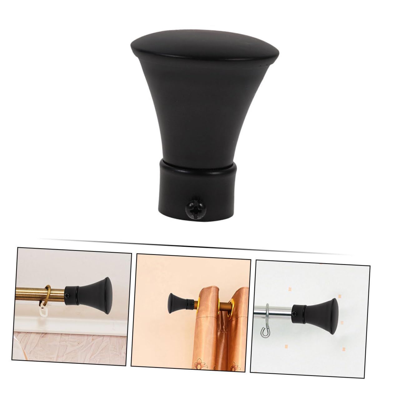 BESTOYARD 8pièces Embouts De Tringle à Rideau Lot de Décorations Élégantes pour Fenêtres Maison pour Salon Salle à Manger Et Chambre