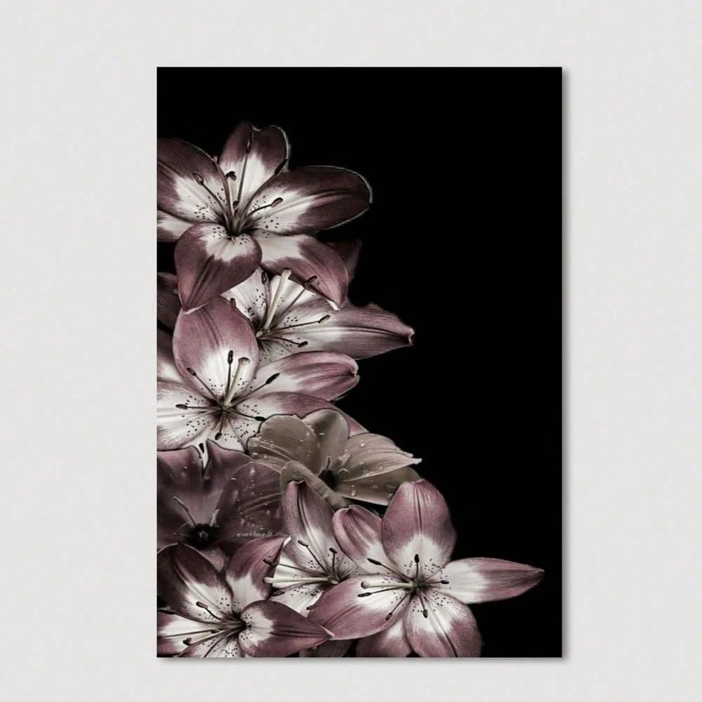 TZKBDMA Realistic Canvas Art Style, Floral-Themed Canvas Paintings Aesthetic Decorative Poster – Ideal For Home, Dorm, Gym, Bar, Cafe(21x30cm/Without frame)