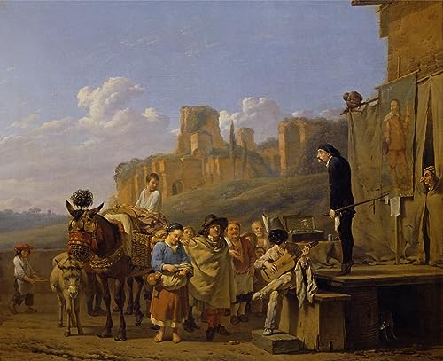 Affiche toile les charlatans italiens de Karel Dujardin pour une décoration murale de salon