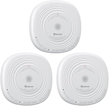 Heiman Smoke Detector Carbon Monoxide Detector Combo 10 Year Battery