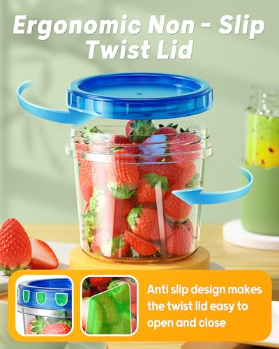 BiuLeon 6 Pack-24 oz Containers