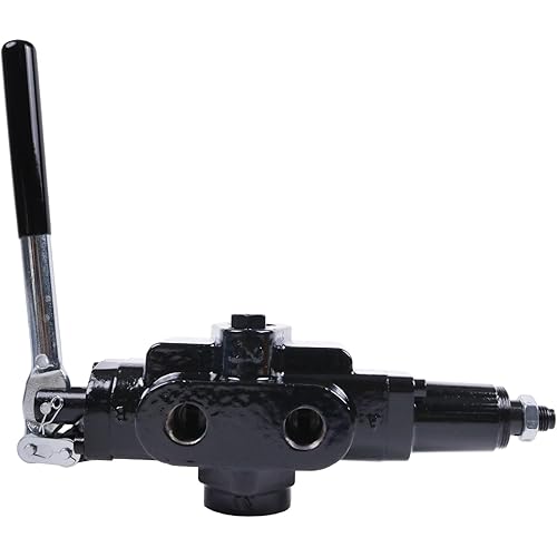 ZTUOAUMA 25GPM 3500PSI Hydraulic Log Splitter Valve Adjustable Detent Reverse Port Config G5 LVA-95NA7 Compatible with SpeeCo Huskee MTD Ariens Cub Cadet and More Log Splitters