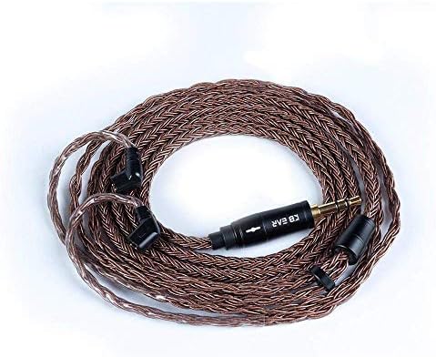 KBEAR 16 Core Oxygen free Copper Upgrade Earphone Cable, HiFi in Ear Monitor Replacement Cable (MMCX 3.5mm)