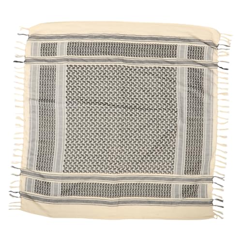 KOMBIUDA Warmth-enhanced Men's Scarf Soft Cotton Headwrap Multi-use Turban for Winter Sports