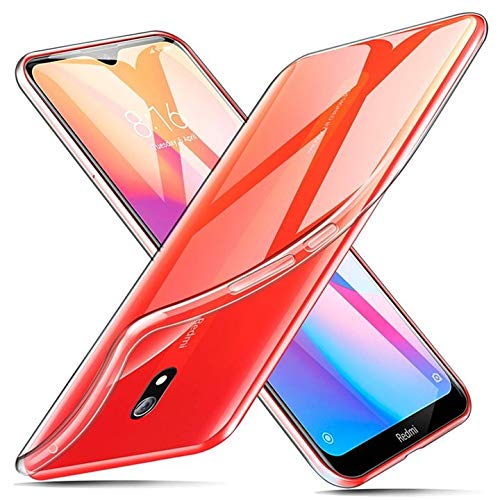 Image of Case Creation Brand - Mobile Cover for Xiaomi Redmi 8 (Soft & Flexible Back Case), Transparent