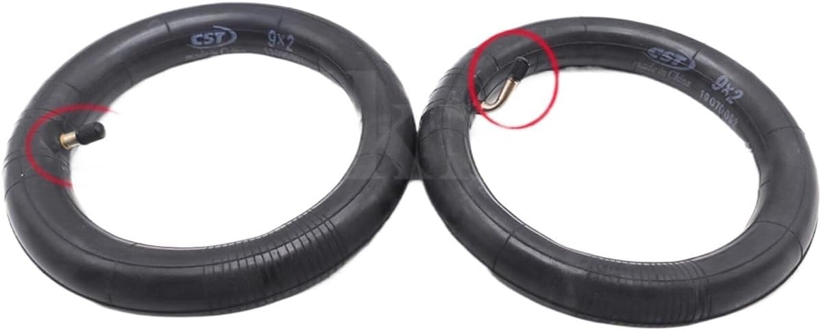 9x2 Inner Tube 9 Inch Inner Camera for Electric Scooter 8 1/2x2 Upgrade Enlarged Tube(Curved mouth)