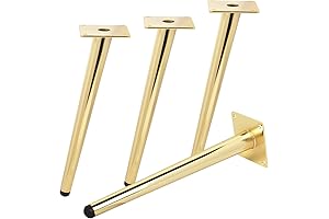 DIY Projects Helper, 4 Pieces 10 Inch Furniture Legs