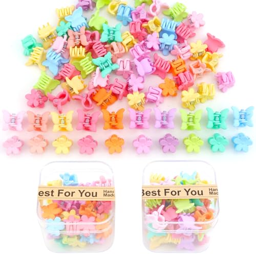 Set de accesorios para el cabello con pinzas mariposa miniatura 1