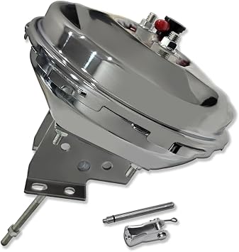 9 Single Diaphragm Power Brake Booster Chrome For Chevelle El Camino