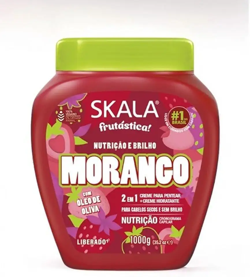 Creme de Tratamento Skala Frutástica 1kg (Banana/Coco/Uva) (Morango)