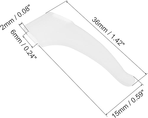 Miniatura 7 de PATIKIL Pinzas para los oídos, antideslizante para gafas, gancho para la oreja para la lectura, para evitar deslizamientos, lentes de sol de repuesto