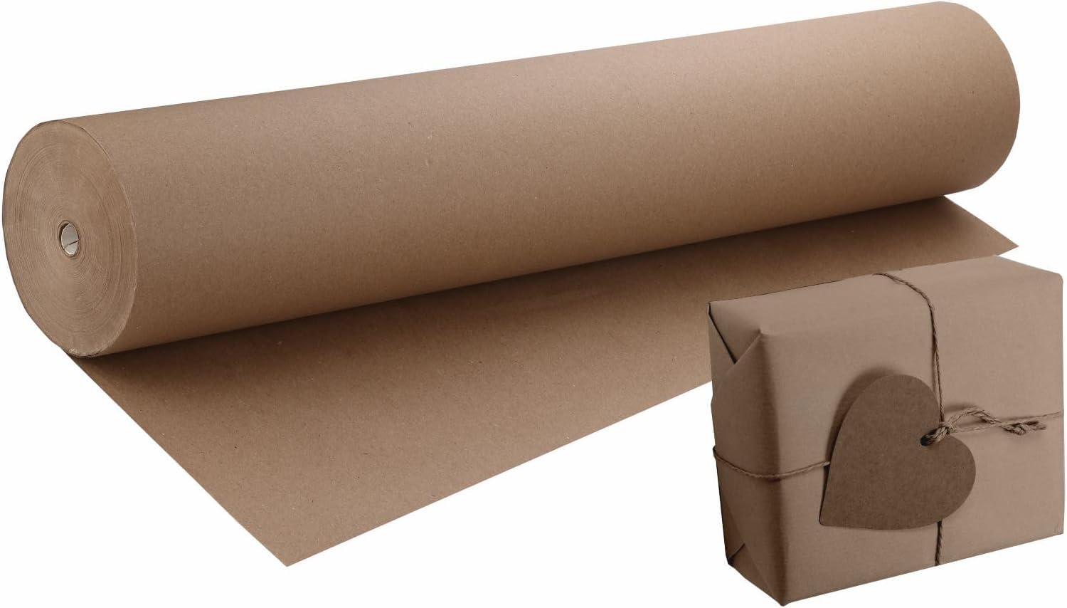 RelianceUK Brown Kraft Paper Roll – 90 GSM (900mm X 100m) | Multipurpose Wrapping Paper Heavy Duty Rustic Roll for Packaging, Gift Wrapping, Shipping, Packing, Art, Crafts & Parcel Filling