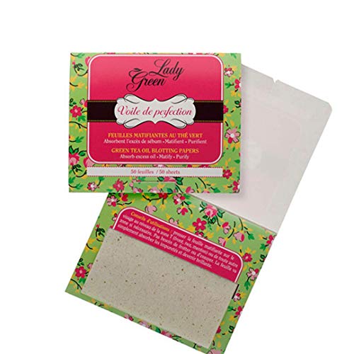 Lady Green Voile de Perfection Matifiantes Tea, verde, 50 hojas