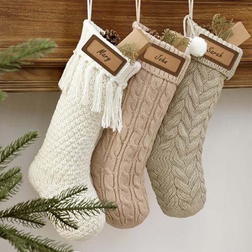Farmhouse Personalized Knitted Christmas...