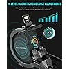 OVICX R100 Foldable Home Rower with Adjustable Foot Plate, Extra Long Track, and 16 Point Intensity Levels for Full-Body Workouts