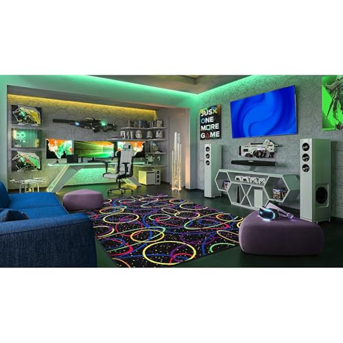 Tapete decorativo 4' x 6' Joy Carpets Looped miniatura 2