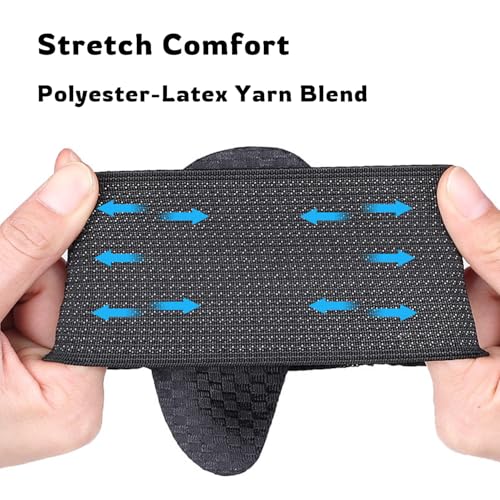 Image of Arch Support for Plantar Fasciitis Relief, Non-Slip Elastic Arch Support Band, EVA Cushioning, Suitable for Flat feet, collapsed Arches, high Arched feet, Suitable for All Shoes (Large)