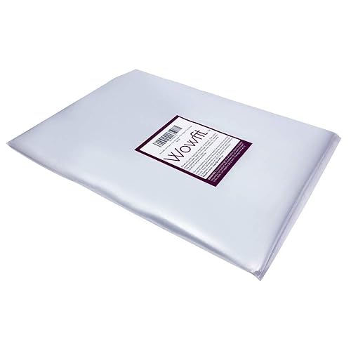 Miniatura 7 de Wowfit 100 bolsas de polietileno de plástico transparente de 9 x 14 pulgadas y 1.1 mil, ideales para pan, galletas, dulces, golosinas de aula,