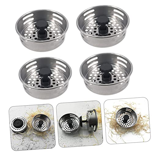 Filtro para desagüe de lavabo de baño STOBOK 4 piezas miniatura 6