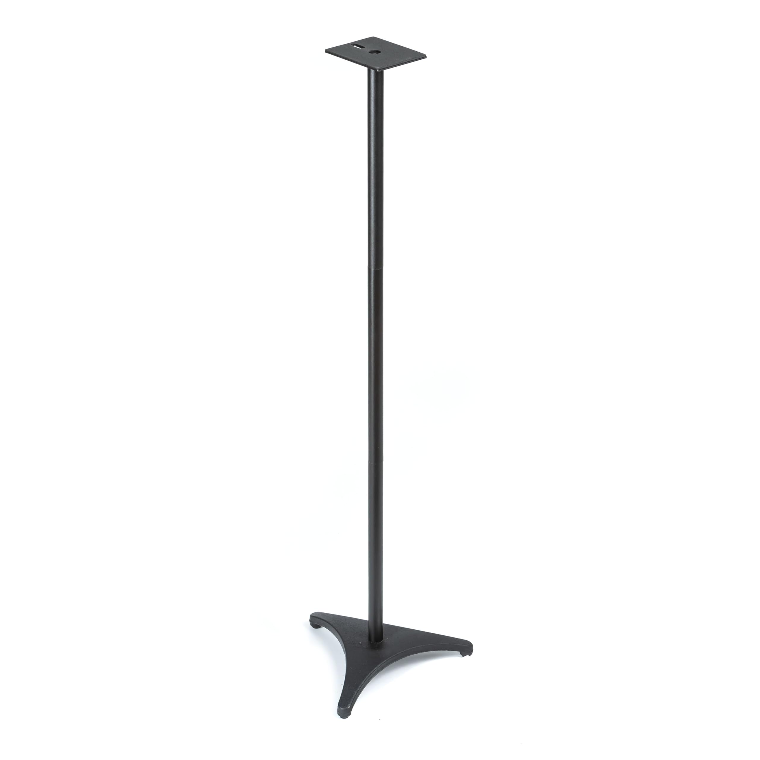 Fame Audio DB 029 Monitor Ständer, Stabiler Lautsprecherständer, Geeignet für Nahfeld-Monitore bis 12 kg, Höhenverstellbar 410-1110 mm, Schwarz, Ideal für TV, Broadcast, Tonstudio, Auflagefläche 125 x