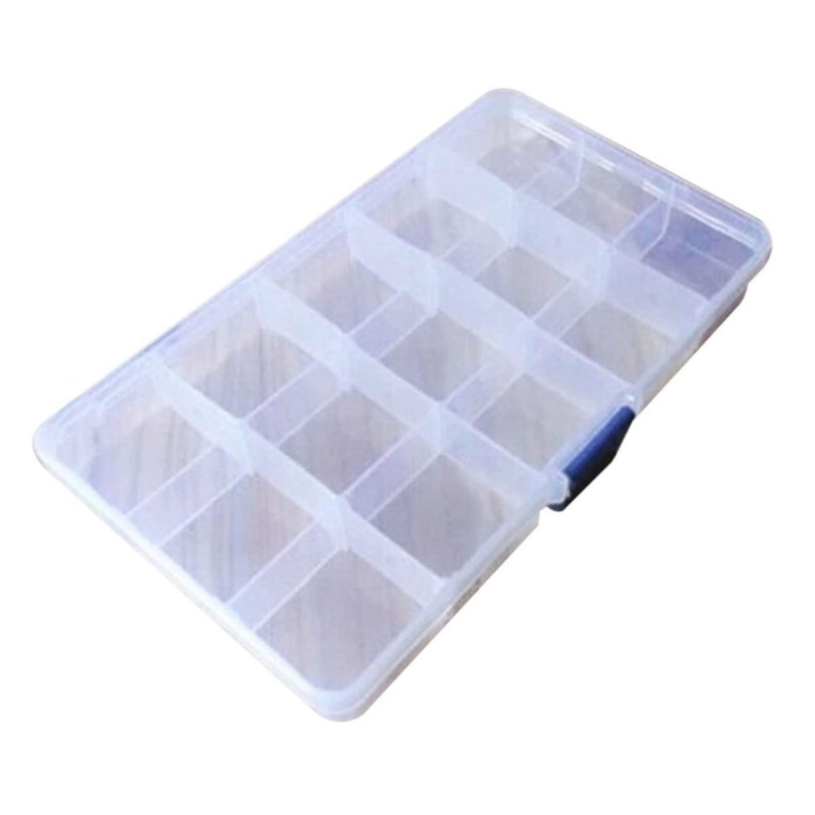 Scatole di immagazzinaggio creative scatola di immagazzinaggio con divisori rimovibili oggetti di valore gioielli contanti scatola di plastica trasparente organizzatore contenitore di
