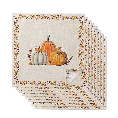 Serviettes de table automnales pour raviver la chaleur des repas partagés en famille