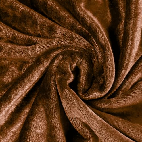 Image of ABRAZO AC Blanket | 300 GSM Lightweight Super Soft Cozy for Bed, Sofa, Couch, Travel & AC Room | Single Bed 160x220 cm | Solid Color | Breathable All-Season Comfort