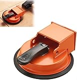 Heavy-Duty Floor Gap Fixer Tool, Carbon Steel Laminate Flooring Repair Tool with Suction Cup & Rubber Pad, Adjustable Height Flooring Tool for Wood Vinyl Plank Installation,Compact With Efficient