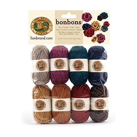 Lion Brand Yarn Company 1-Piece Bonbons, Party, Multi-Colour, Package, 601-650 Cover