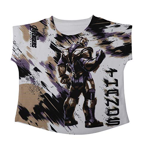 Image of Marvel Girls' Jumper (DMAGT0081 8-9Y White 8-9Y)