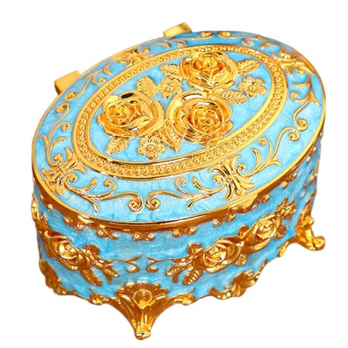 Boîte à bijoux rétro en métal pour protéger et ne plus perdre vos bagues - 7
