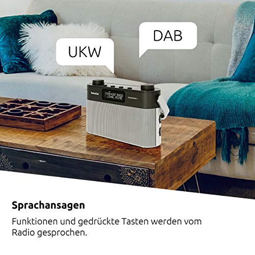 TechniSat TECHNIRADIO 8 - Portables Digitalradio mit Tragegriff (DAB+, UKW, Stereo, Sprachansagen, Radiowecker… - Image 6