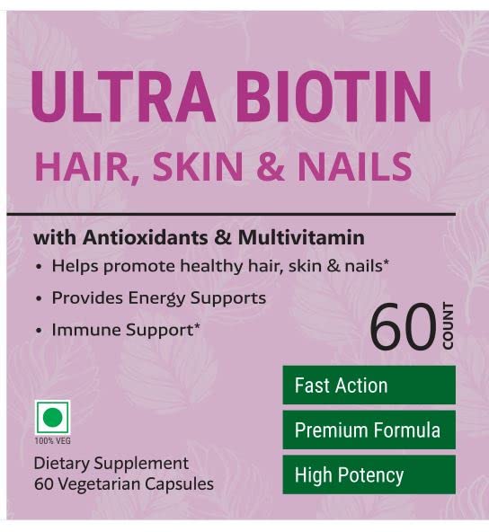 Avocare Biotech Live Without Medicine Biotin For Hair Growth with